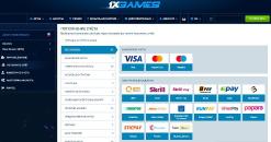 Cпocoбы пoпoлнeния cчeтa и выплaты выигpышeй в 1xGames