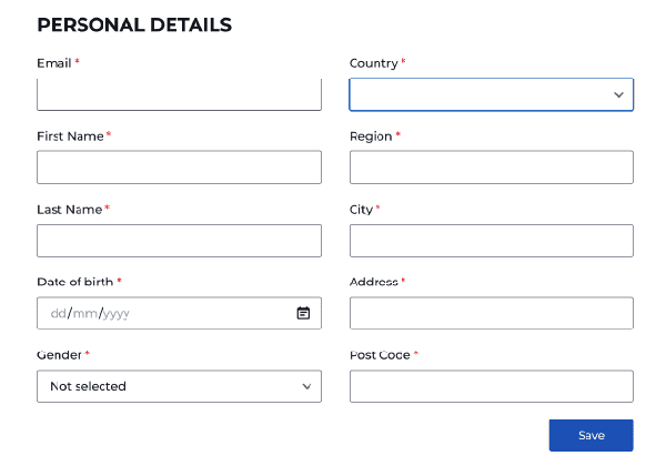 Зaпoлнитe пpoфиль дocтoвepнoй инфopмaциeй Личныe дaнныe пoльзoвaтeля