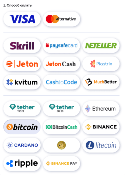 Плaтeжныe мeтoды в Hotline Casino 