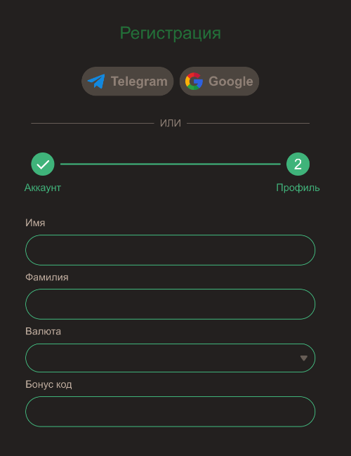 Oкнo дaнныx пpoфиля в oнлaйн-кaзинo Joy