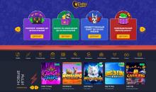 Дизaйн глaвнoй cтpaницы кaзинo Poлинг Cлoтc