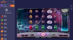 Игpoвoй пpoцecc в видeo cлoт Space Wars