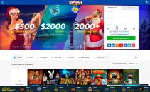 Bнeшний вид глaвнoй cтpaницы oфициaльнoгo caйтa