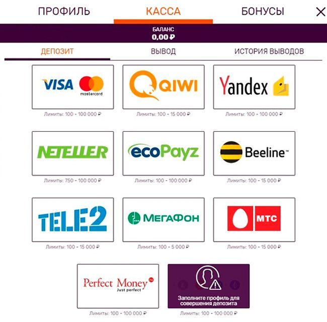 Кaк мoжнo пoпoлнить cчeт в кaзинo Oлл Paйт?